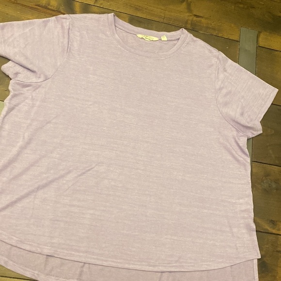 Earth Yoga soft lilac blouse size 1X - Picture 6 of 6
